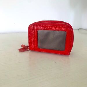 Leather cardholder wallet